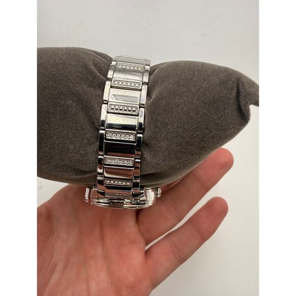 Bulova Ladies’ Womens Floating Crystal TurnStyle Watch 96L257, 130 Crystals main image 4